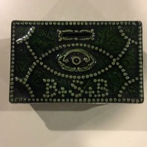 BOWERY SAVINGS BANK CERAMIC COIN BANK